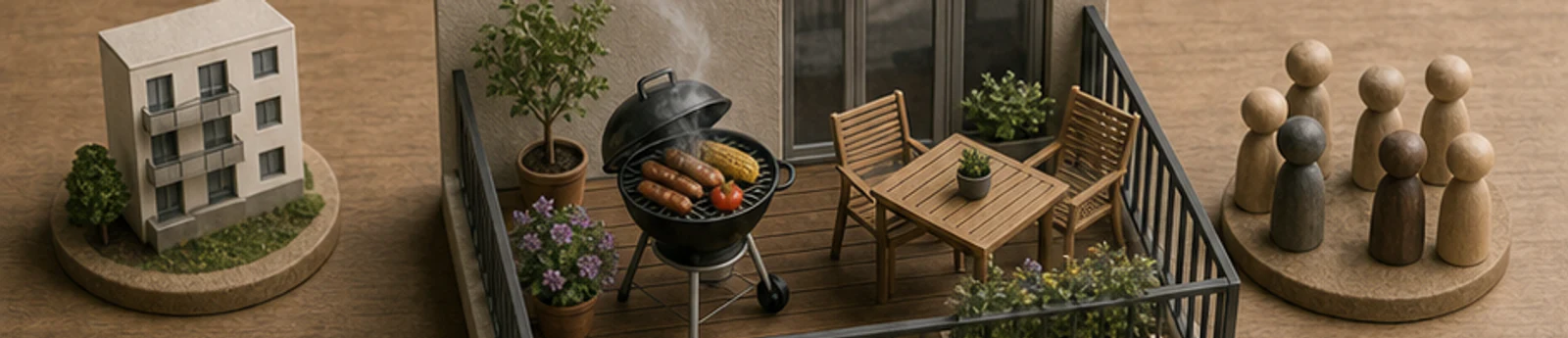 Editoriales Mietex26-Motiv zu Grillen und Nutzung des Balkons – Grundlagen